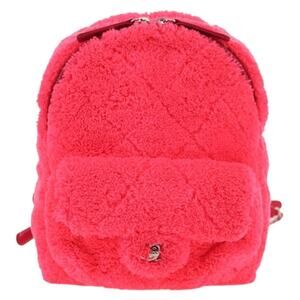 Chanel Matelasse Chain Backpack Pink